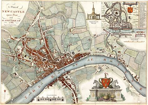 See A Selection Of Fabulous Old Maps Of Newcastle From A New Book