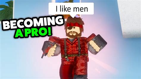 Roblox Arsenal Becoming A Pro But Everyone Thinks Im A Noob Youtube