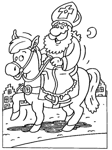 Kleurplaat De Ring Van Sinterklaas • Kidkleurplaat.nl