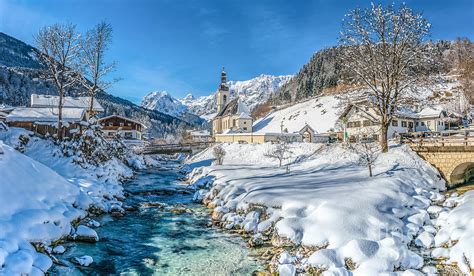 Winter Landscape In The Bavarian Alps Photograph By Jr Photography