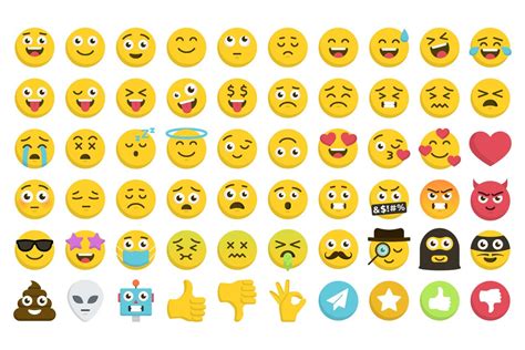 Vector Emoji Icon Set — Medialoot