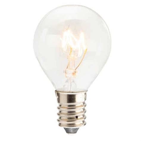 20 Watt E14 Globe Replacement Bulb For Scentsy Warmers Clear The