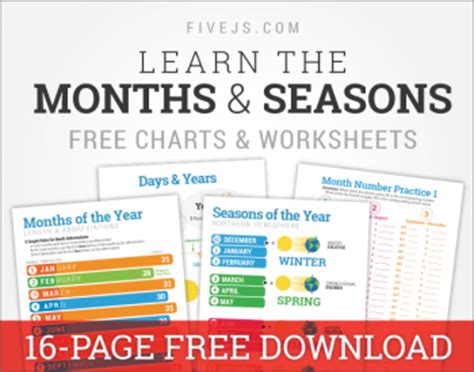 20 ans plus tard, day of the tentacle est de retour en version remastérisée incluant des dessins haute définition inédits et faits à la main, ainsi que musiques, effets sonores et audio remastérisés. Free Worksheet Set: Learn the Months of the Year, Seasons ...
