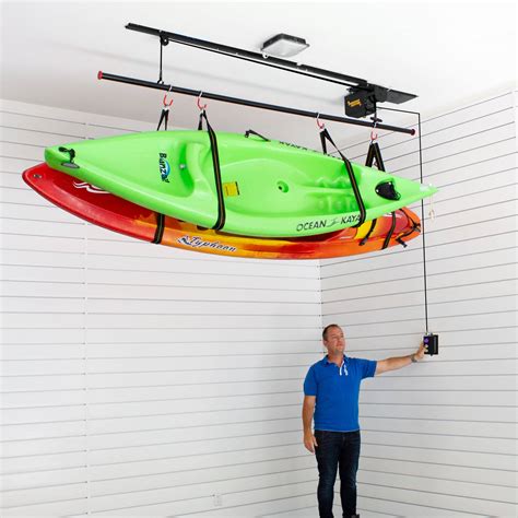 Overhead Garage Storage Lift Electric Hoist Dandk Organizer