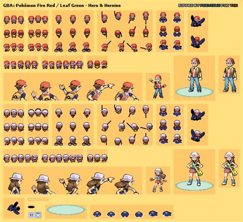 How to add fire red overworld sprite to resource? pokemon fire red sprite - Google Search | Pokemon fire red ...