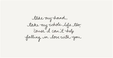 Cant Help Falling In Love Cant Help Falling In Love Elvis Lyrics