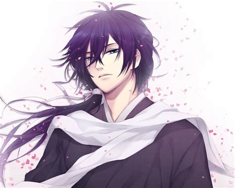 Anime Boys Purple Wallpapers Wallpaper Cave