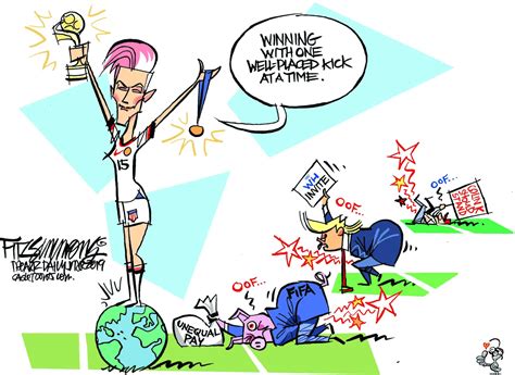 Political Cartoons Us Womens World Cup Win Rekindles Equal Pay