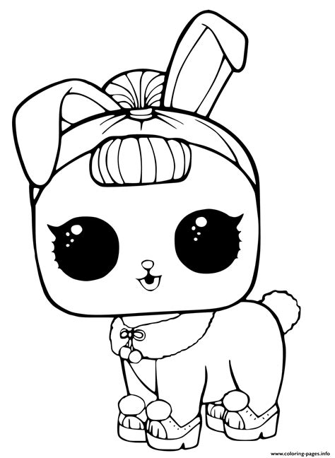 Maybe you would like to learn more about one of these? LOL Surprise Pets Coloring Page Crystal Bunny Coloring ...