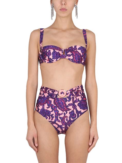 Zimmermann Nylon TIGGY Bikini Top In Purple Lyst