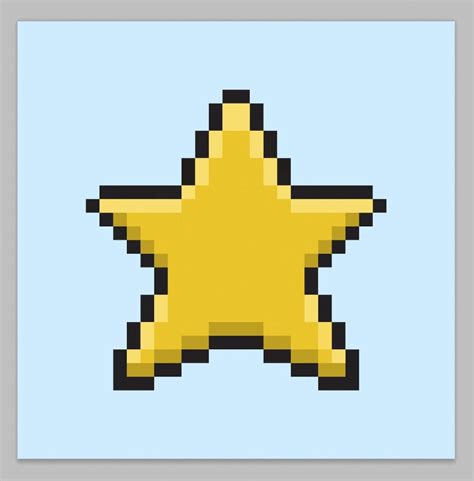 How To Make A Pixel Art Star Mega Voxels