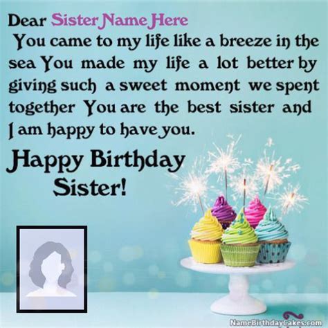 Check spelling or type a new query. Your sister is going to celebrate her birthday. You should ...