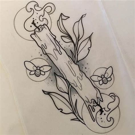 Pin By Zoe Savage On Tattoo Wishlist Candle Tattoo Tattoos Body Art