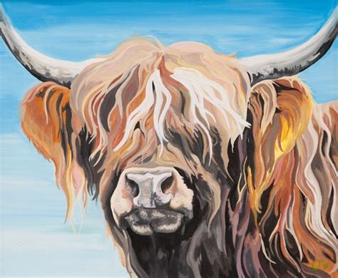 Hamish From Laurens Cow Highland Cow Painting Highland Cow Art Cow