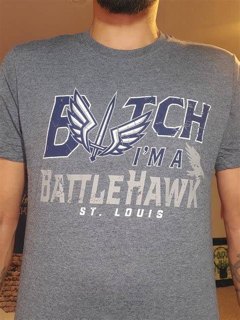 St Louis Battlehawks Xfl Ka Kaw Battle Hawks Stl Battlehawks Bitch Im A Battlehawk Etsy