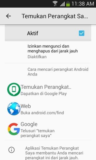 Jika anda telah menambahkan akun google ke perangkat, aplikasi temukan pe. Tips Smartphone anda agar dapat dikendalikan saat Hilang ...