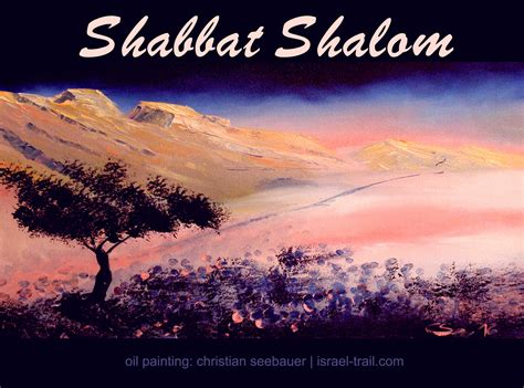 Shabbat Shalom Posts - Der Israel National Trail