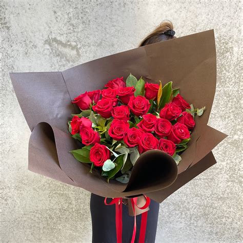 Bouquet Of 24 Red Roses Sydney Flower Delivery
