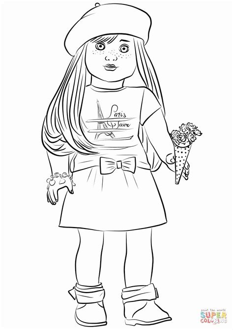 Pin On American Girl Coloring Pages