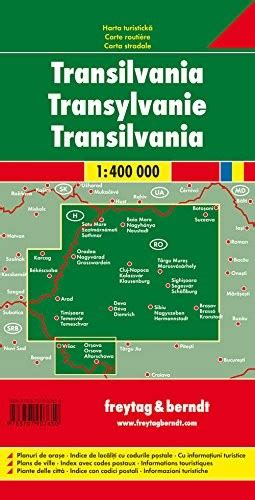 Erdély részletes autótérképe történelmi magyar nevekkel. Erdély térkép Freytag 2015 1:400 000 , 9783707907650, Románi
