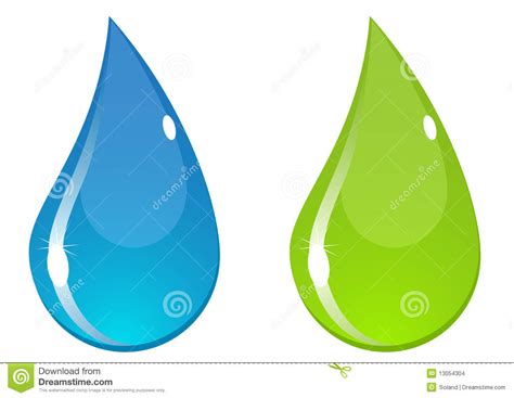 Vector Water Drop Stock Images Image 13054304