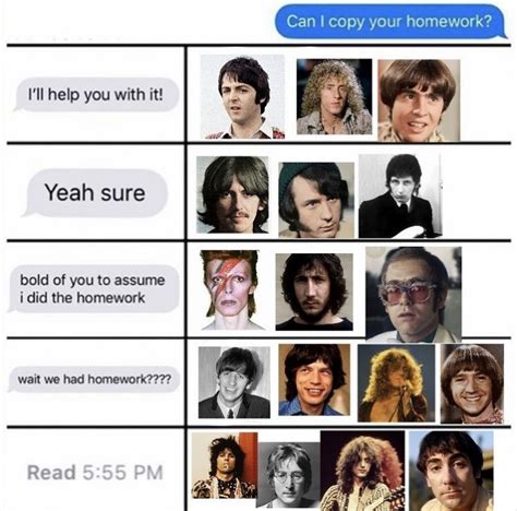 Classic Rock Memes Rock Meme Pop Punk Bands Band Humor