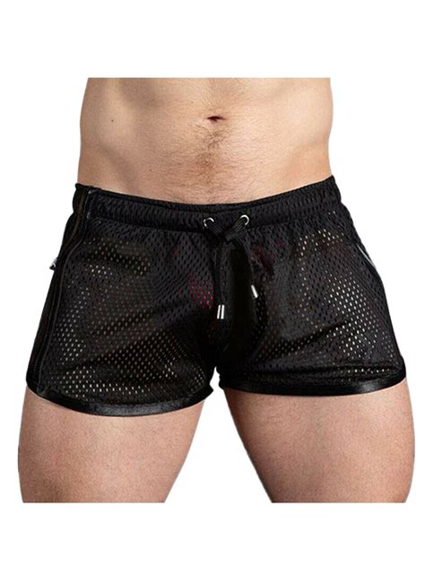 men s casual shorts mesh breathable gym fitness basketball workout short pants