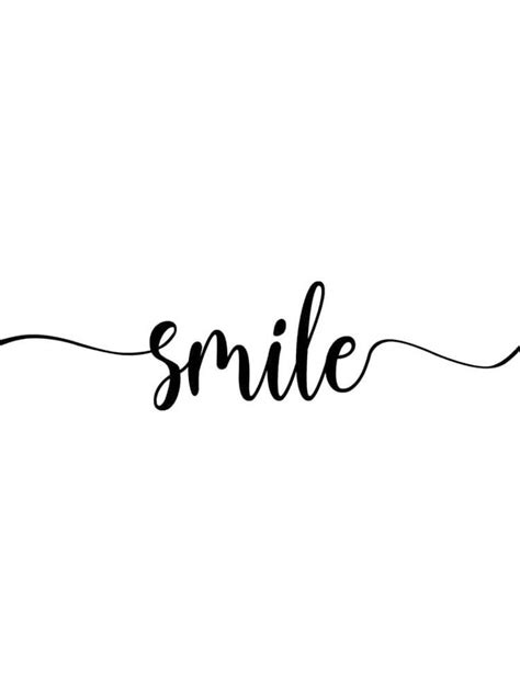 Smile Word Svg Png  Cricut And Silhouette Digital File Etsy