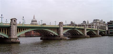 This was fun to walk across. File:Southwark Bridge, River Thames, London, England.jpg - Wikipedia