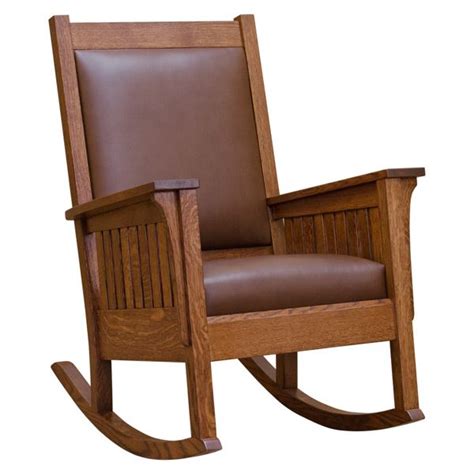 Our Mission Style Slat Rocker Is Crafted To The Standards Exemplified