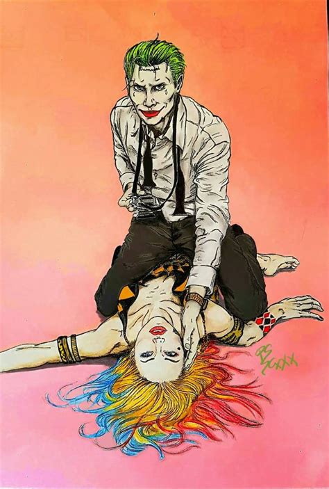 Joker X Harley Quinn The Loving Joke By Sallyandme On