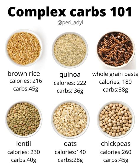 Complex Carbs Low Glycemic Foods Pasta Calories Nutrition Facts
