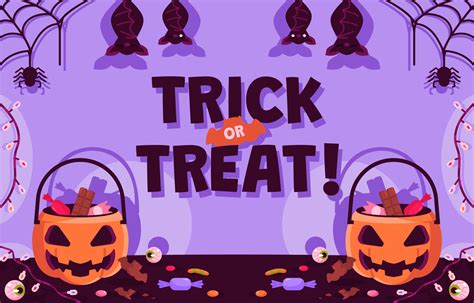 Top 51 Imagen Halloween Background Trick Or Treat Vn