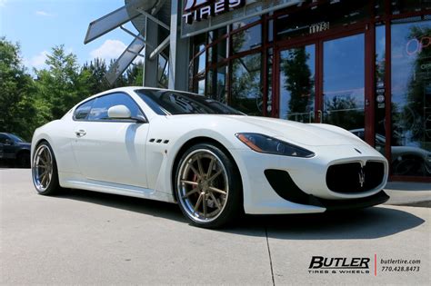 Maserati Granturismo With In Avant Garde Agl Wheels Exclusively From Butler Tires And Wheels