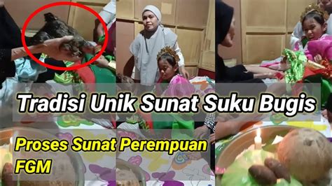 Tradisi Unik Sunat Adat Suku Bugis Sulawesi Selatan Sunat Perempuan