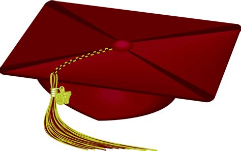 Burgundy Graduation Cap Clipart Best