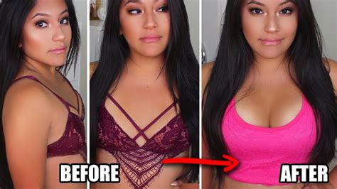 How To Make Your Boobs Look Bigger Instantly A Cup Feat Upbra Youtube