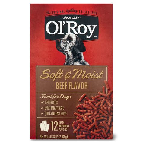 Ol Roy Soft And Moist Beef Flavor Food For Dogs 45 India Ubuy