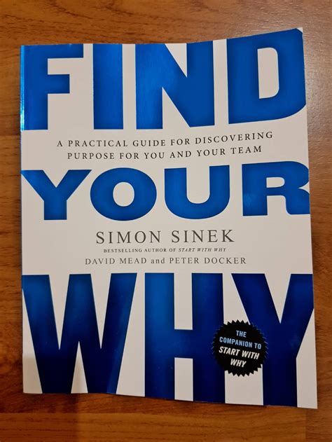 Find Your Why หนังสือเล่มใหม่ของ Simon Sinek ผู้เขียน Start With Why