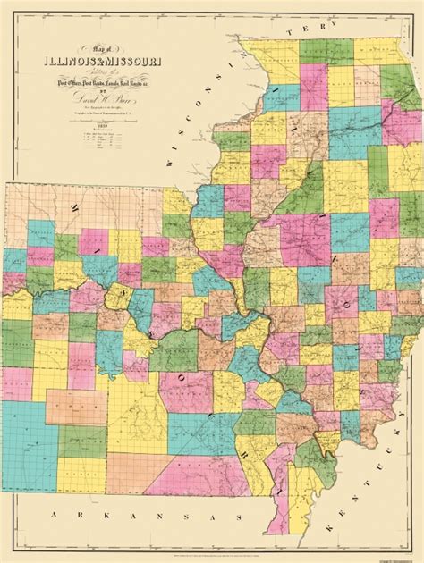 Map Of Missouri And Illinois