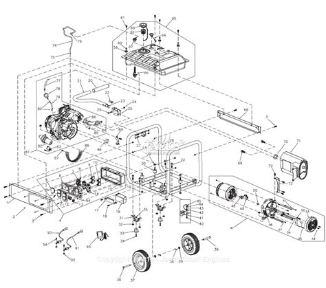 Generac Gp5000 Parts Diagram My Wiring Diagram