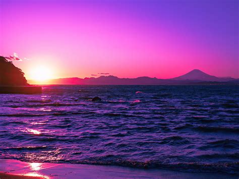 1600x1200 Beautiful Evening Purple Sunset 4k Wallpaper1600x1200