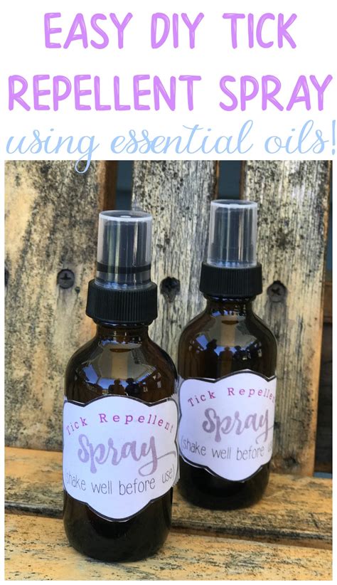 Diy Tick Repellent Spray Using Essential Oils The Momma Diaries