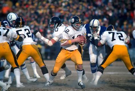 Quarterback Terry Bradshaw Of The Pittsburgh Steelers 1971 Nfl Old