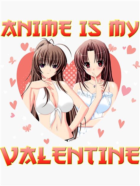 Pegatina Kyouko Shirakawa Ryouko Shirakawa Anejiru The Animation Valentine Art Anime Regalo