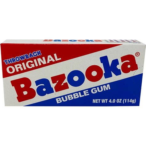 Bazooka Bubble Gum90g Allsorts Of Sweets