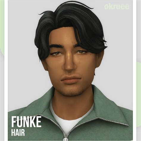 Funke Hair Okruee On Patreon In 2021 Sims Hair Sims 4 Hair Male Vrogue