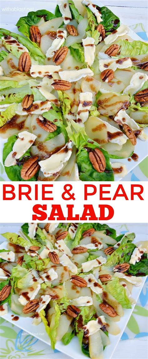 Brie And Pear Salad With A Blast
