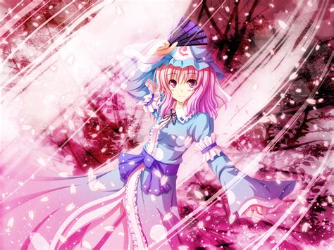 Akashio Loli Ace Dress Fan Hat Petals Pink Pink Eyes Pink Hair