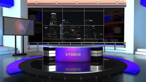 3d News Room 4k Images Free Download Mtc Tutorials News Studio